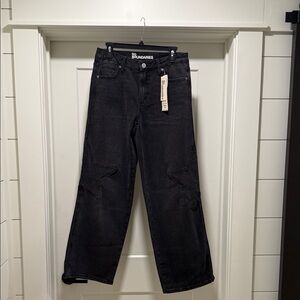 No Boundaries Women's Black Flare Jeans